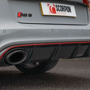 Scorpion Exhaust 170x120mm Carbon Ascari RS Trim (Pair) Audi RS6 Avant C7 2013-2018
