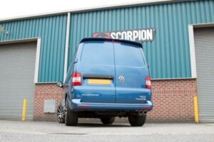 Scorpion Exhaust Res Cat/DPF-Back Volkswagen Transporter T5 2.5TDi SWB/LWD 2WD 2003-2009