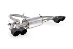 Scorpion Exhaust Half System With Valves Daytona Black Ceramic Tailpipe BMW X3M LCI Non-GPF Model Incl. Competition 2022-2025