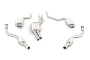 Scorpion Exhaust Res Cat-Back Valved Audi RS4 B8 4.2 FSI Quattro Avant 2010-2015