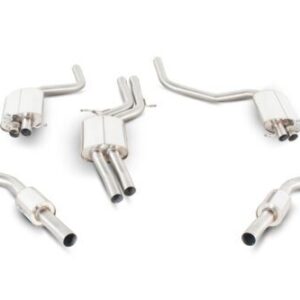 Scorpion Exhaust Res Cat-Back Valved Audi RS4 B8 4.2 FSI Quattro Avant 2010-2015