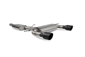 Scorpion Exhaust Res Cat-Back No-Valve(Black) Audi TT MK3 2.0 TFSi Quattro Coupe Non-GPF Model 2014-2019