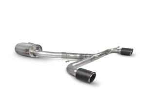 Scorpion Exhaust Resonated Predator Cat-Back System Ascari Tailpipe Volkswagen Golf MK6 GTI 2.0 Tsi 2009-2013