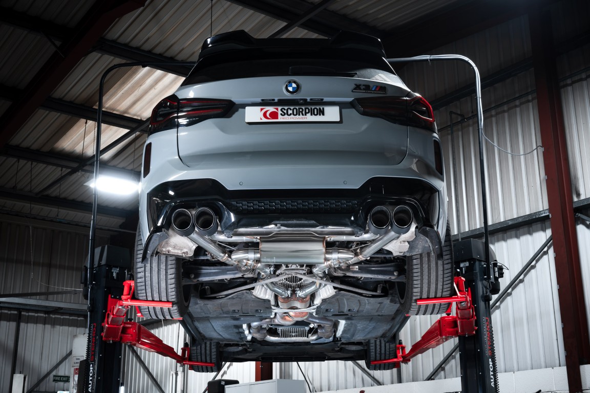 Scorpion Exhaust Half System With Valves Ascari Tailpipe BMW X4M LCI Non-GPF Model Incl. Competition 2022-2025