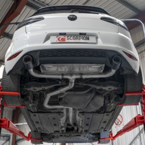 Scorpion Exhaust Cat Back GTI Style System Carbon Volkswagen Golf GTD MK7 185PS 2013-2016