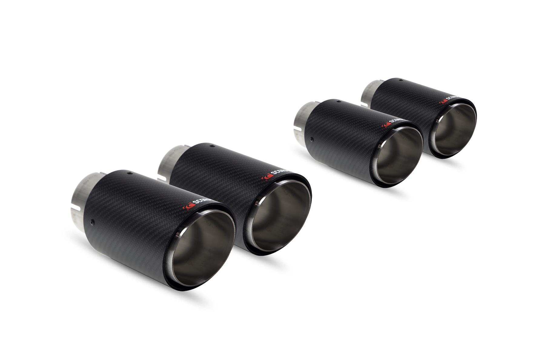 Scorpion Exhaust Quad 100mm carbon fibre Ascari trim Ascari Upgrade Kit