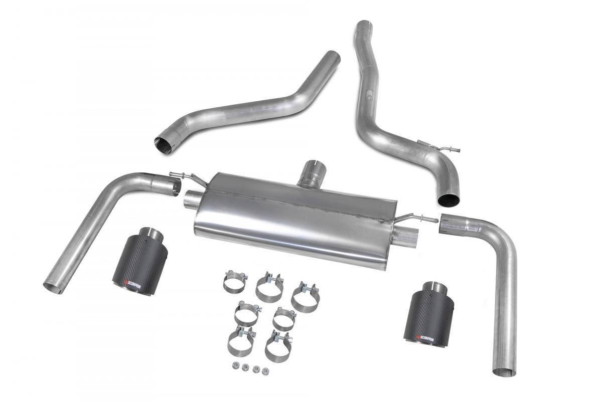 Scorpion Exhaust GPF-Back System Ascari Carbon Ford Focus ST Mk4 Estate 2019-2025