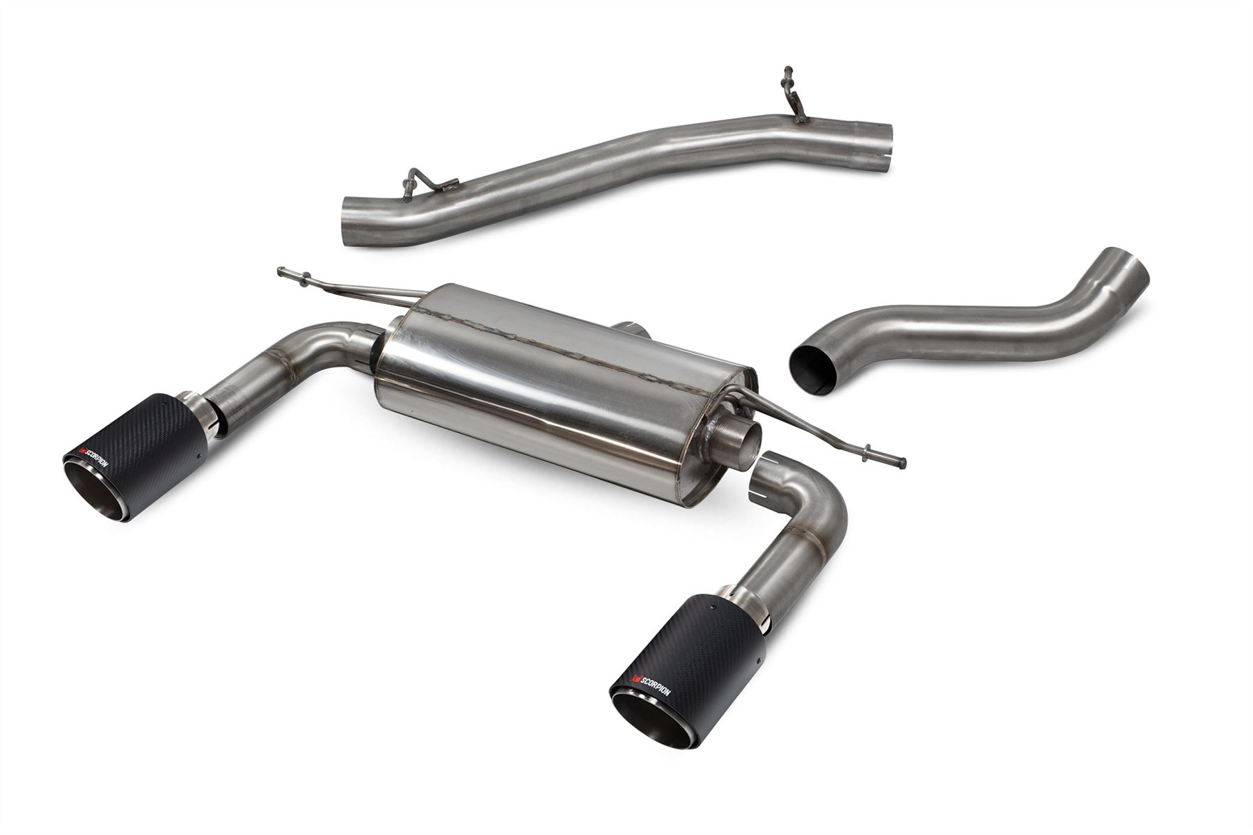 Scorpion Exhaust Non-Res Cat-Back Non-Valved Audi TT MK3 2.0 TFSi Quattro Coupe Non-GPF Model 2014-2019
