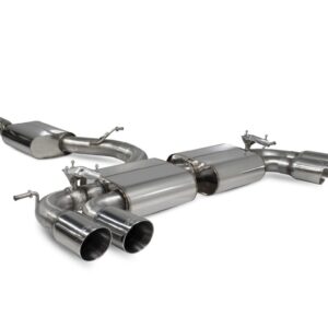 Scorpion Exhaust Resonated Cat/GPF-Back System With Valves Daytona Tailpipe Audi S3 2.0T 8V Sportback Facelift GPF Model 2019-2020