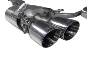 Scorpion Exhaust Non-res half System Audi S4 B9 Quattro 3.0T V6 Avant Non-GPF Models 2017-2019