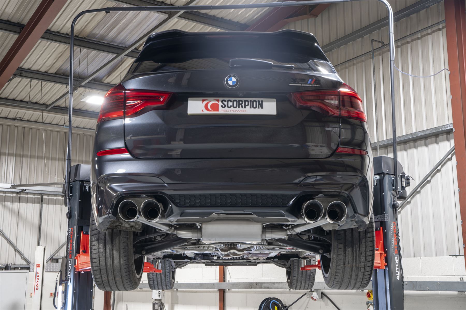 Scorpion Exhaust Half System with Valves Polished Trims BMW X3 M Pre LCI 2019-2021