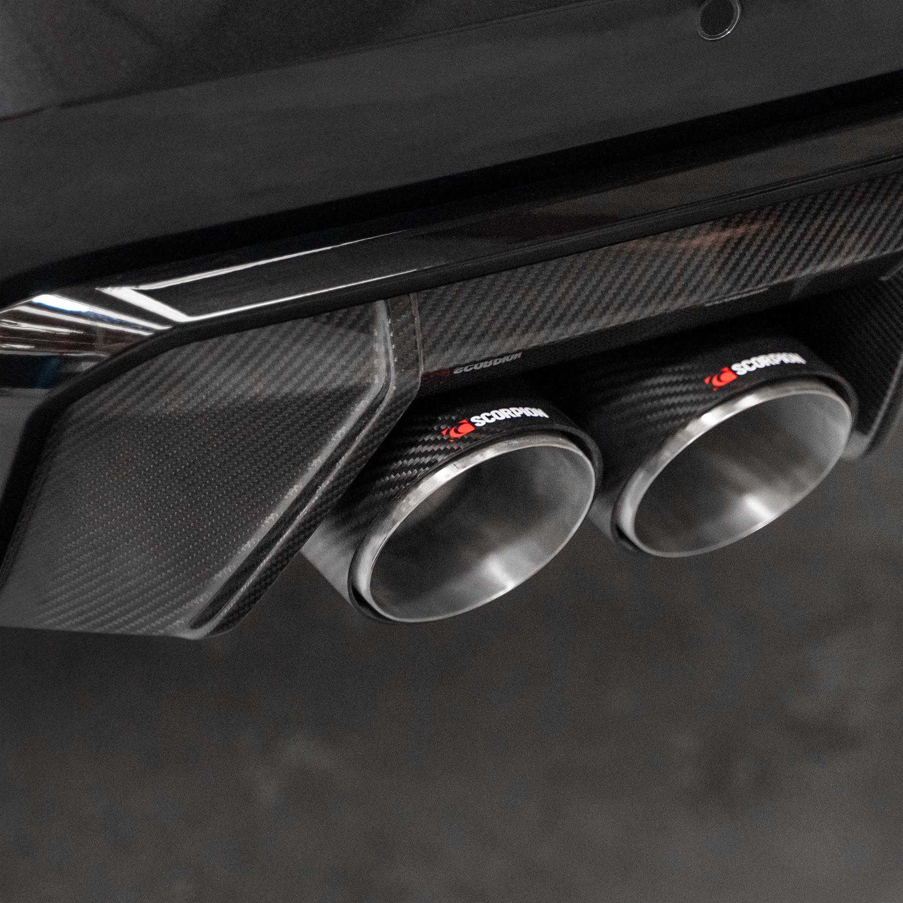 Scorpion Exhaust Half System Ascari Trims BMW M4 G82 GPF Model 2021-2026
