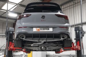 Scorpion Exhaust Resonated Predator GPF-Back System Volkswagen Golf GTI MK8/MK 8.5 Clubsport 2020-2026