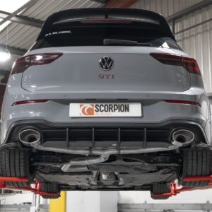 Scorpion Exhaust Resonated Predator GPF-Back System Volkswagen Golf GTI MK8/MK 8.5 Clubsport 2020-2026