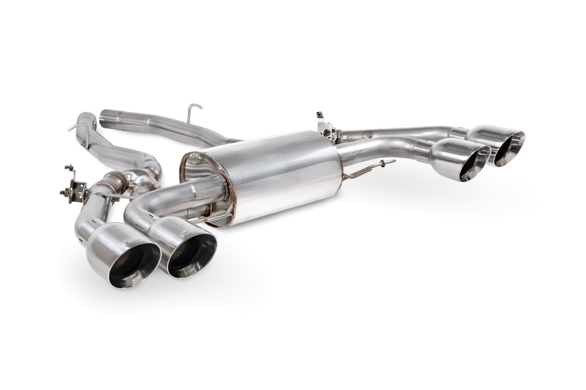 Scorpion Exhaust Half System With Valves Daytona Tailpipe BMW X4M LCI Non-GPF Model Incl. Competition 2022-2025