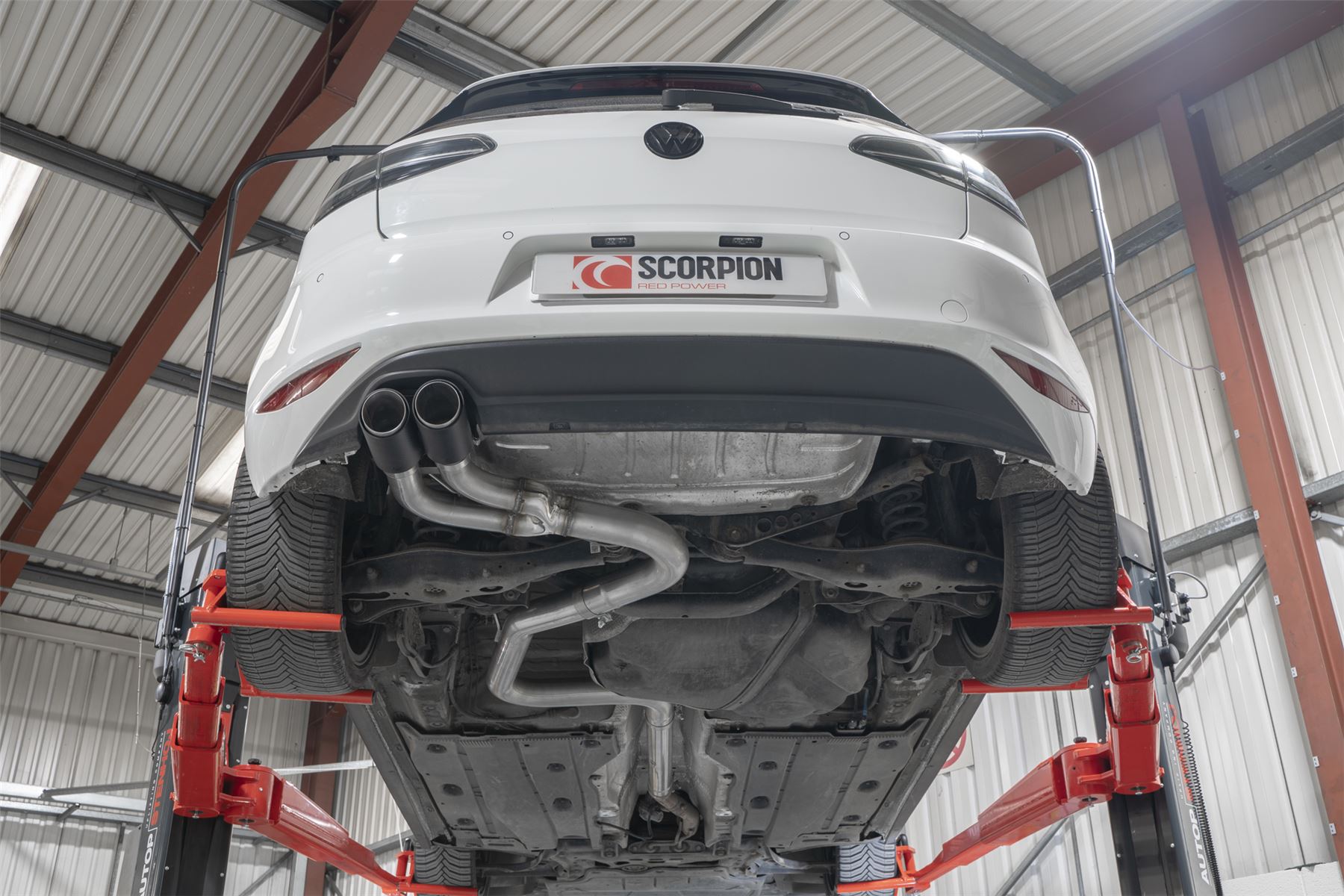 Scorpion Exhaust Cat-Back System Carbon Volkswagen Golf GTD MK7 185PS 2013-2016