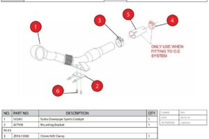 Scorpion Exhaust Turbo Downpipe Sports Cat Audi S1 2.0 TFSi Quattro 2014-2018