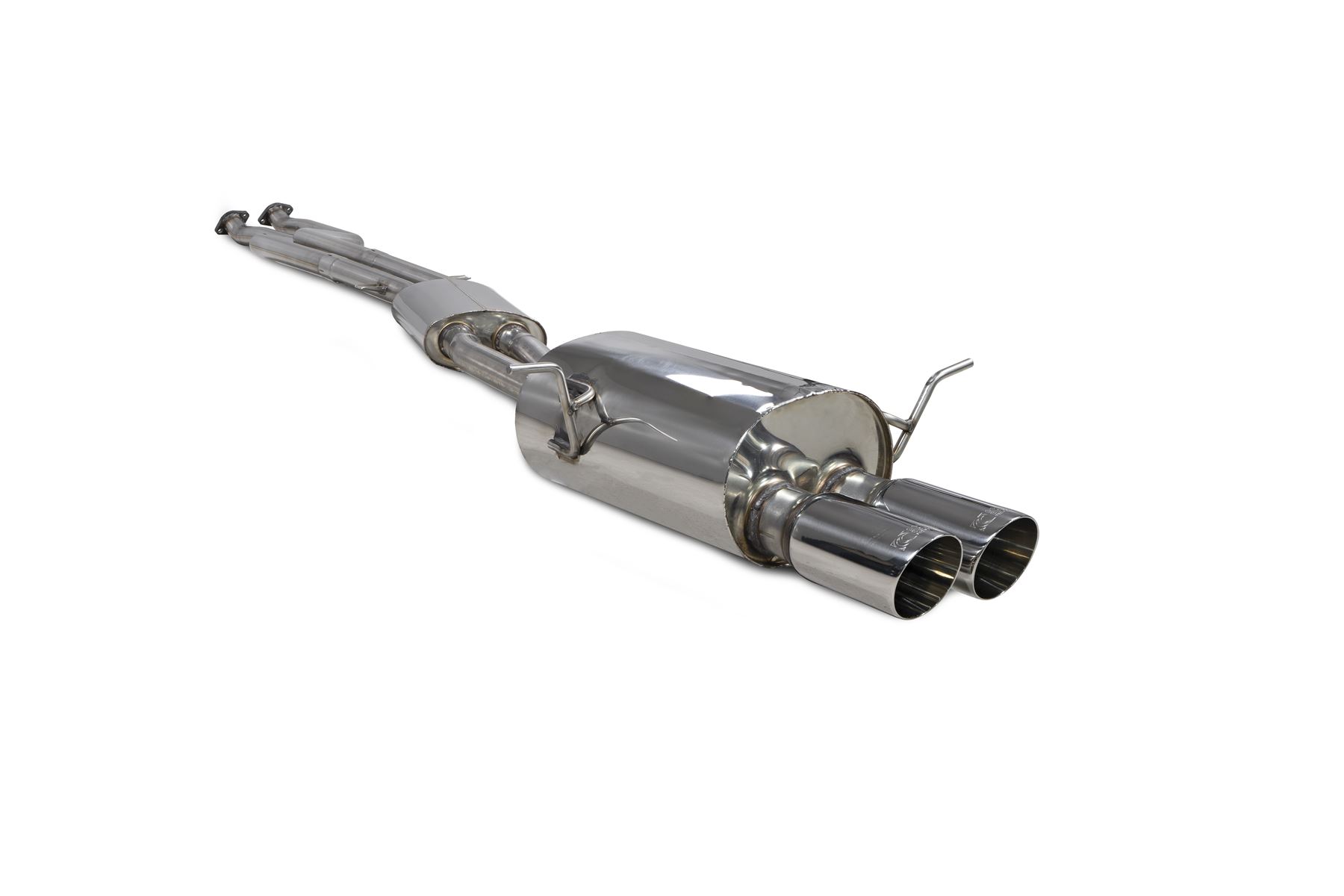 Scorpion Exhaust Cat-Back System Twin Dayton Trims BMW 325 E46 RWD Petrol 2000-2006