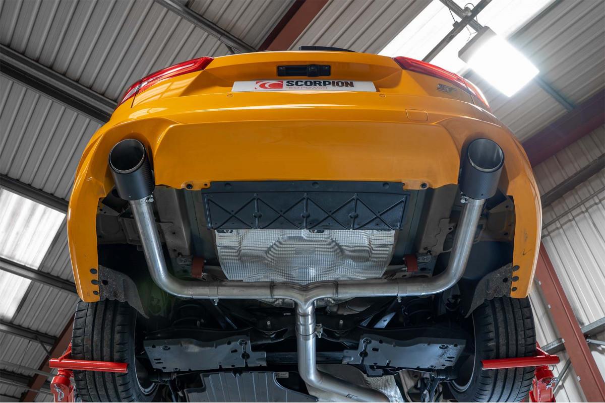 Scorpion Exhaust Predator GPF-Back System Ascari Carbon Ford Focus ST Mk4 Estate 2019-2025