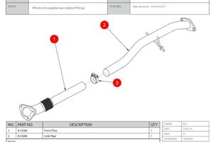 Scorpion Exhaust 2nd De-Cat Section Vauxhall Astra GTC 1.4 Turbo 2009-2015