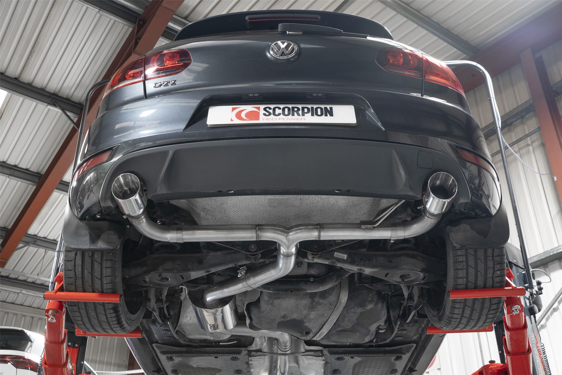 Scorpion Exhaust Resonated Predator Cat Back System Volkswagen Golf GTI MK6 Edition 35 2009-2013