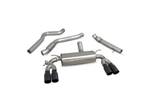 Scorpion Exhaust Cat-Back Valved (Black) BMW M2 F87 Non-GPF Model 2016-2018