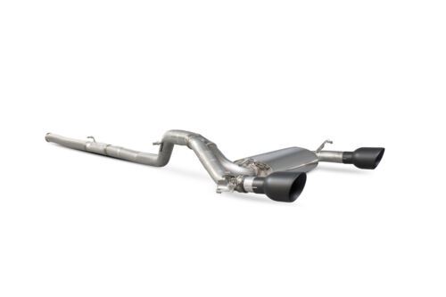 Scorpion Exhaust Cat-Back Valved (Black) Ford Focus MK3 RS Non-GPF Model 2016-2019
