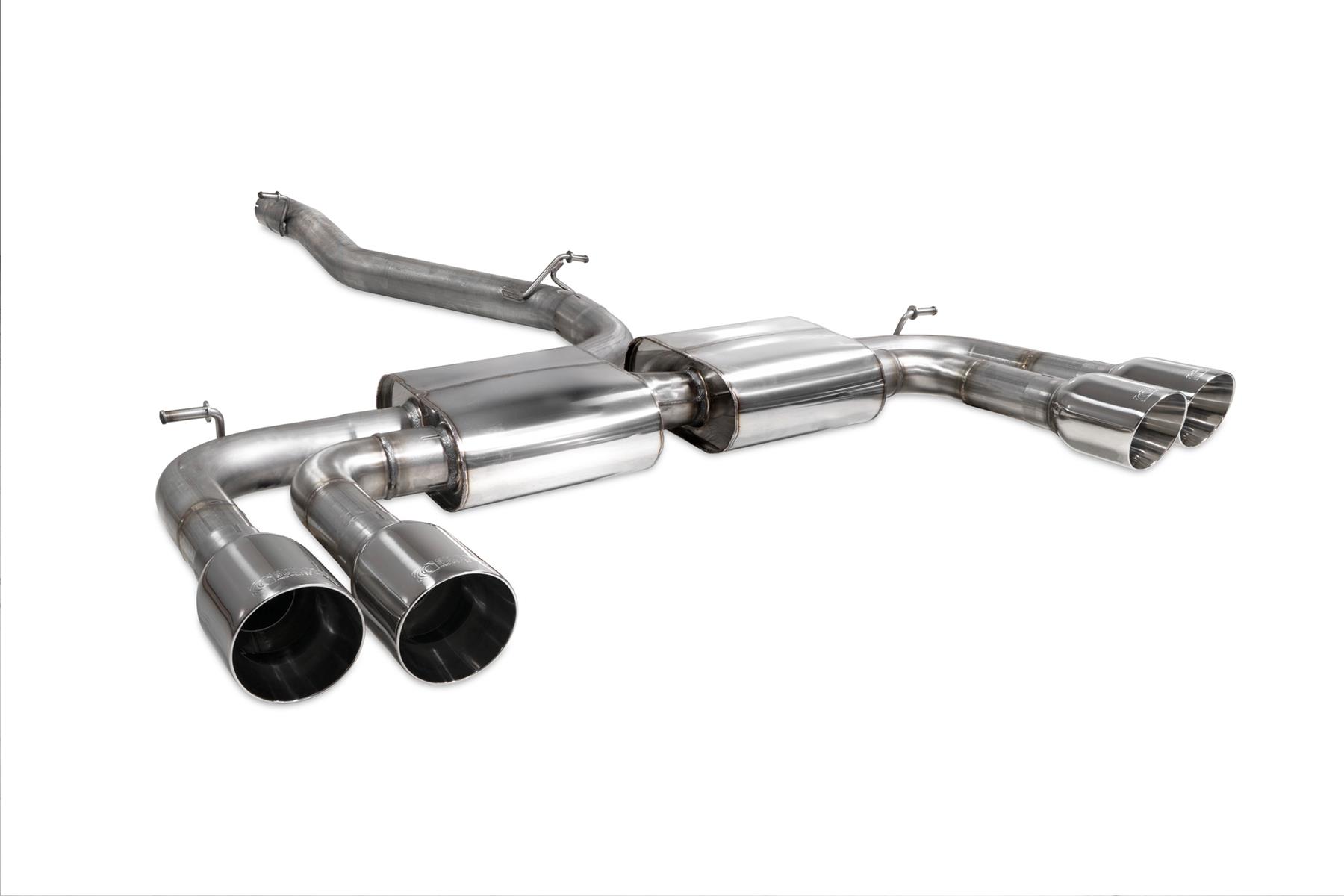 Scorpion Exhaust Non-Res/GPF-Back Without Valves Audi S3 Saloon 8V 2013-2020