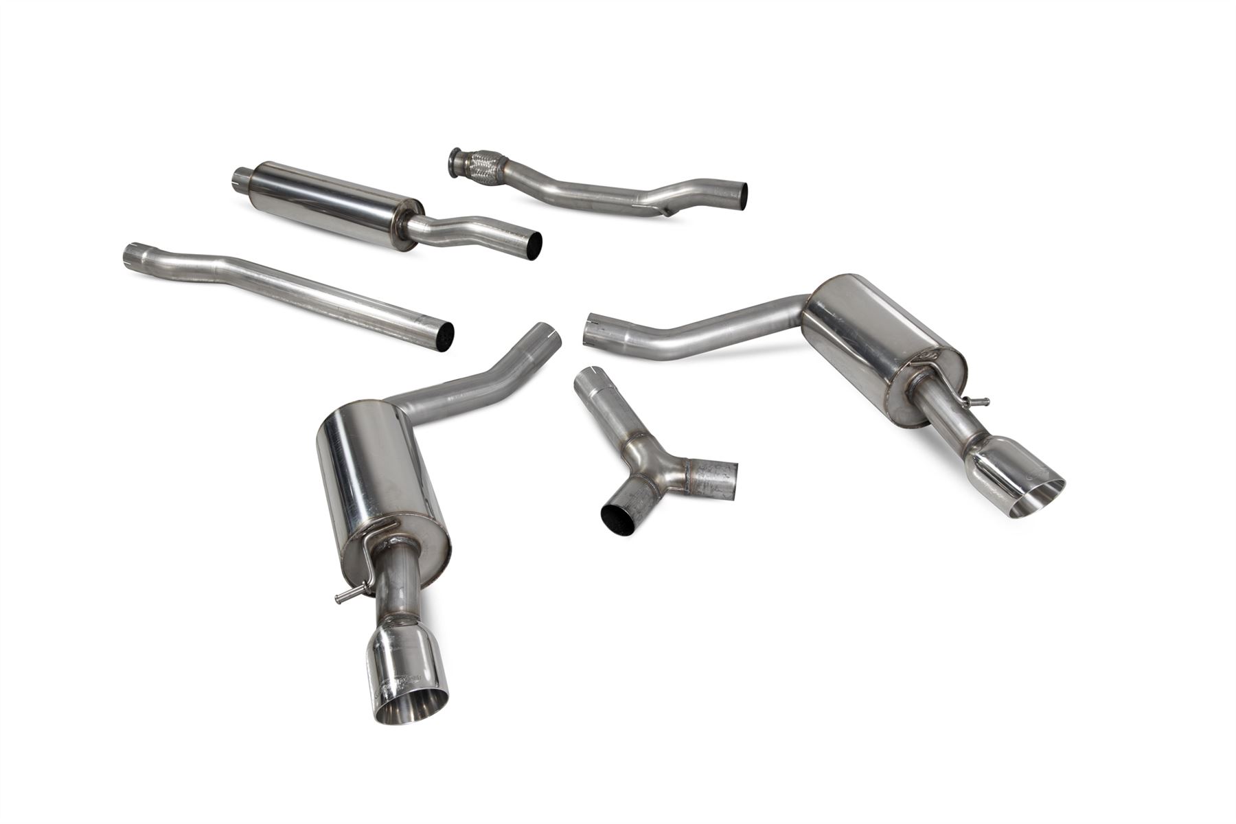 Scorpion Exhaust Res Cat-Back Mini Cooper S Clubman R55 Including JCW 2007-2014