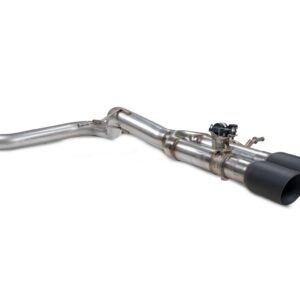 Scorpion Exhaust Predator GPF-Back System With Electronic Valve Daytona Black Ceramic Tailpipe Ford Fiesta MK8.5 ST 2022-2024