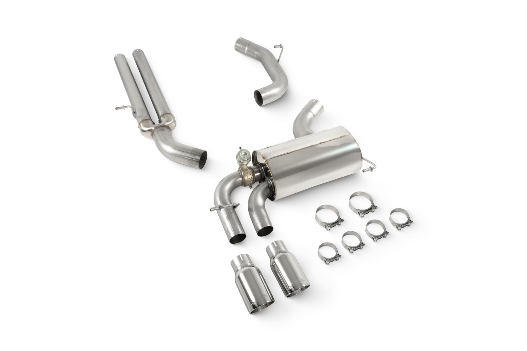 Scorpion Exhaust Non-Res Secondary Cat-Back System Audi RS3 8P 2011-2012