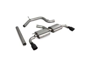 Scorpion Exhaust Non-Res Cat-Back (Black) Volkswagen Golf GTI Mk6 2.0 Tsi 2009-2013
