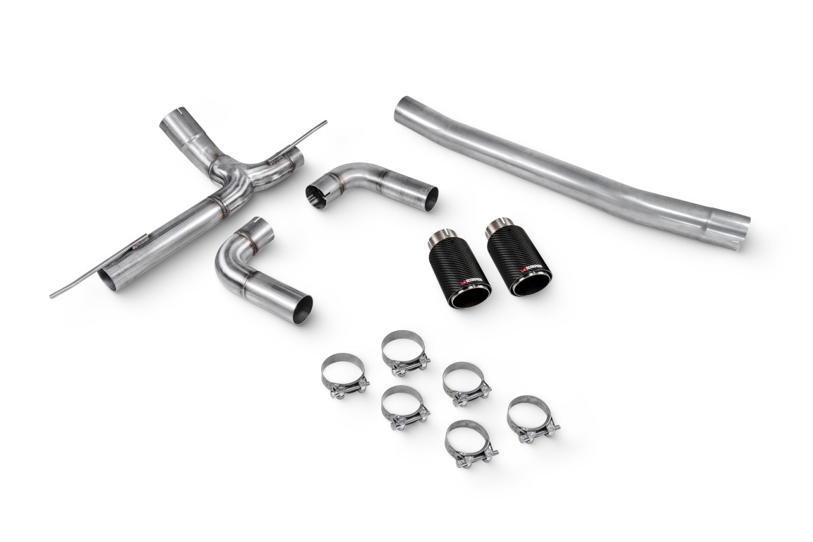 Scorpion Exhaust Non-Resonated Half System Ascari Tailpipe BMW 435D F32 Including xDrive 2013-2020