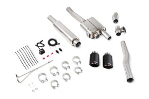 Scorpion Exhaust Tunr Resonated Cat-Back System With Valve Ascari Tailpipe Mini Cooper S F56 Non-GPF Model 2014-2018