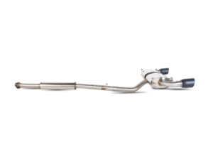 Scorpion Exhaust Resonated Secondary Cat-Back System Daytona Black Ceramic Tailpipe Toyota GT86 2012-2025