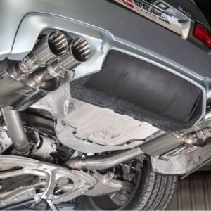 Scorpion Rear silencers only Polished Daytona trims BMW M5 F10 2011-2016