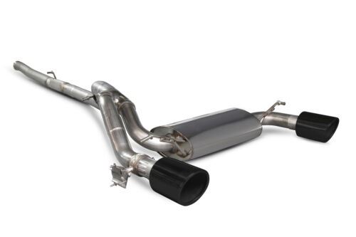 Scorpion Exhaust Cat-Back Valved (Black) Ford Focus MK3 RS Non-GPF Model 2016-2019
