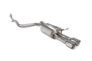 Scorpion Exhaust Non-Res Cat-Back System Ford Fiesta EcoBoost 1.0T Fits cars with standard base valance 2013-2017