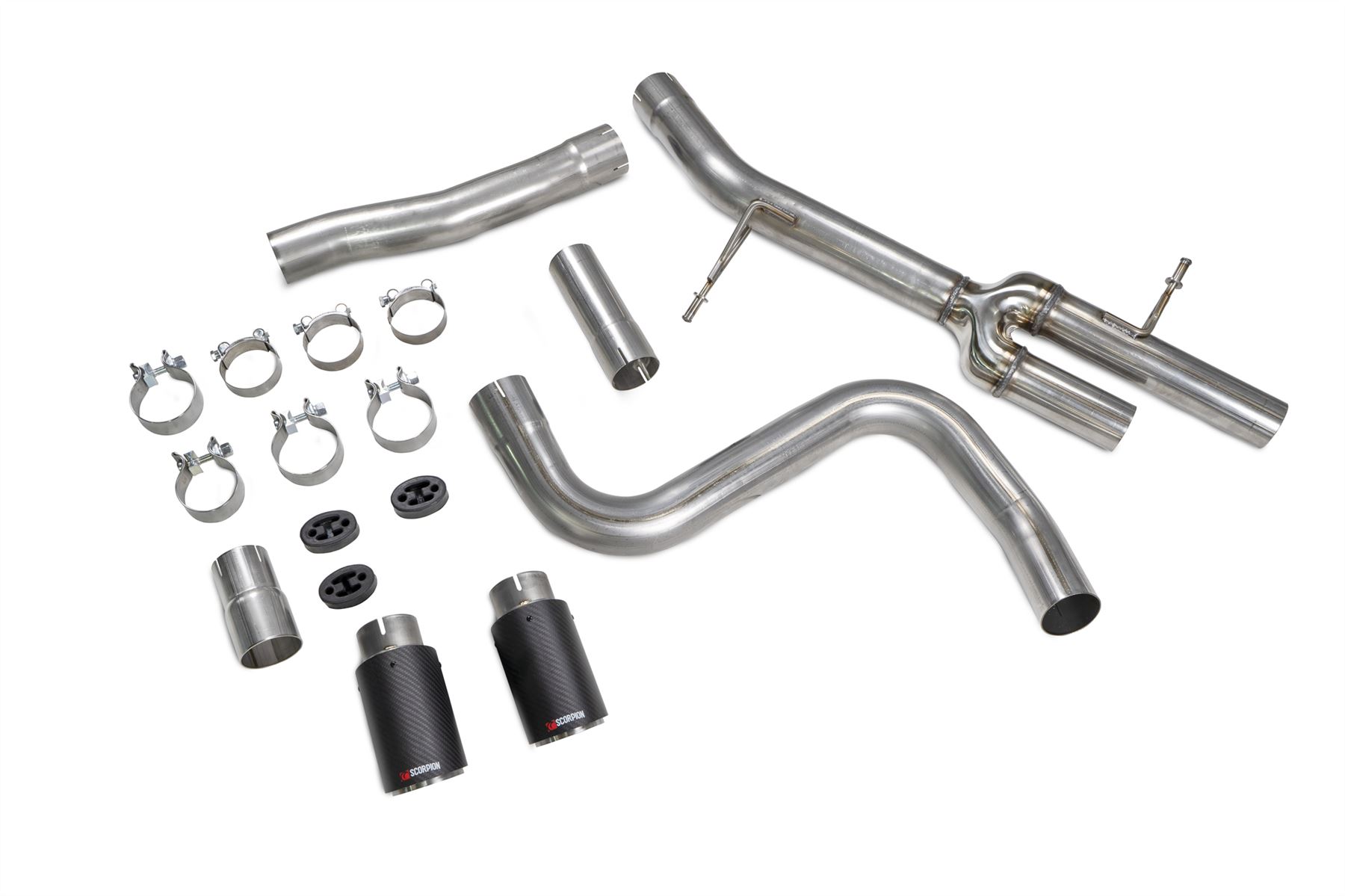 Scorpion Exhaust Predator Carbon GPF Back Non-Valved Ford Fiesta ST MK8.5 2022-2024