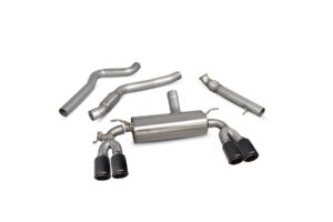 Scorpion Exhaust Cat-Back Valved (Black) BMW M2 F87 Non-GPF Model 2016-2018