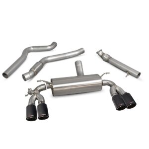 Scorpion Exhaust Cat-Back Valved (Black) BMW M2 F87 Non-GPF Model 2016-2018