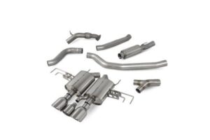 Scorpion Exhaust Part-Resonated Cat-Back Honda Civic Type R FK8 R/H Drive 2017-2019