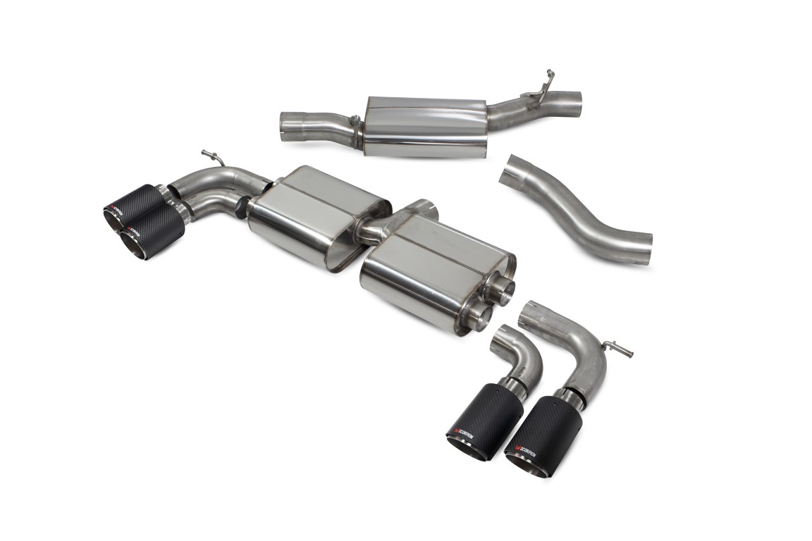 Scorpion Exhaust Resonated GPF-Back System Non Valved Ascari Tailpipe Audi SQ2 2019-2026