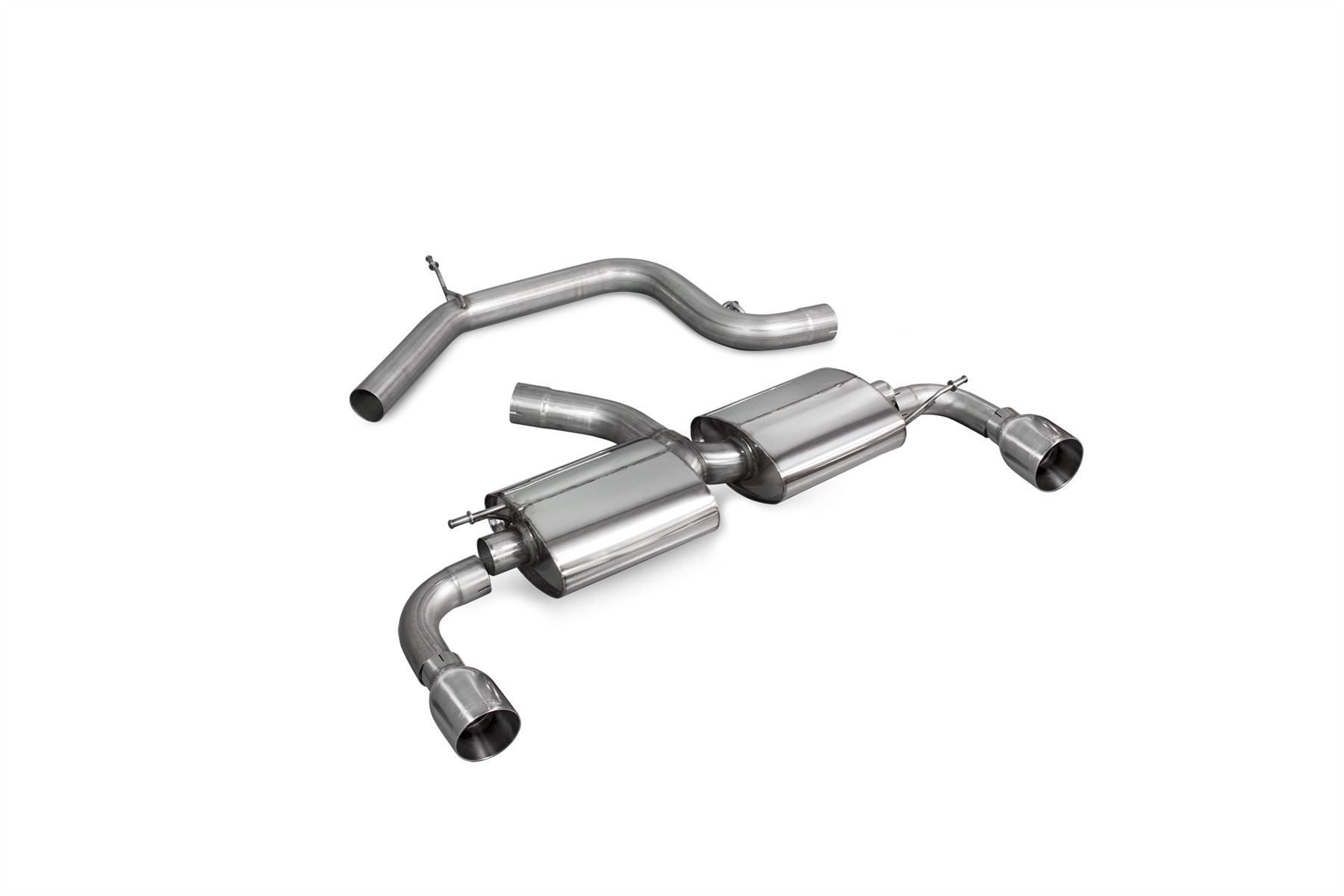 Scorpion Exhaust Non-Res Cat-Back Polished Volkswagen Golf GTI Mk6 Edition 35 2009-2013