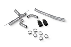 Scorpion Exhaust Non-Resonated Half System Daytona Black Ceramic Tailpipe BMW 435D F32 Including xDrive 2013-2020