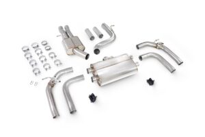 Scorpion Exhaust Resonated Cat/GPF-Back With Valves Audi RS3 8Y Saloon 2021-2026
