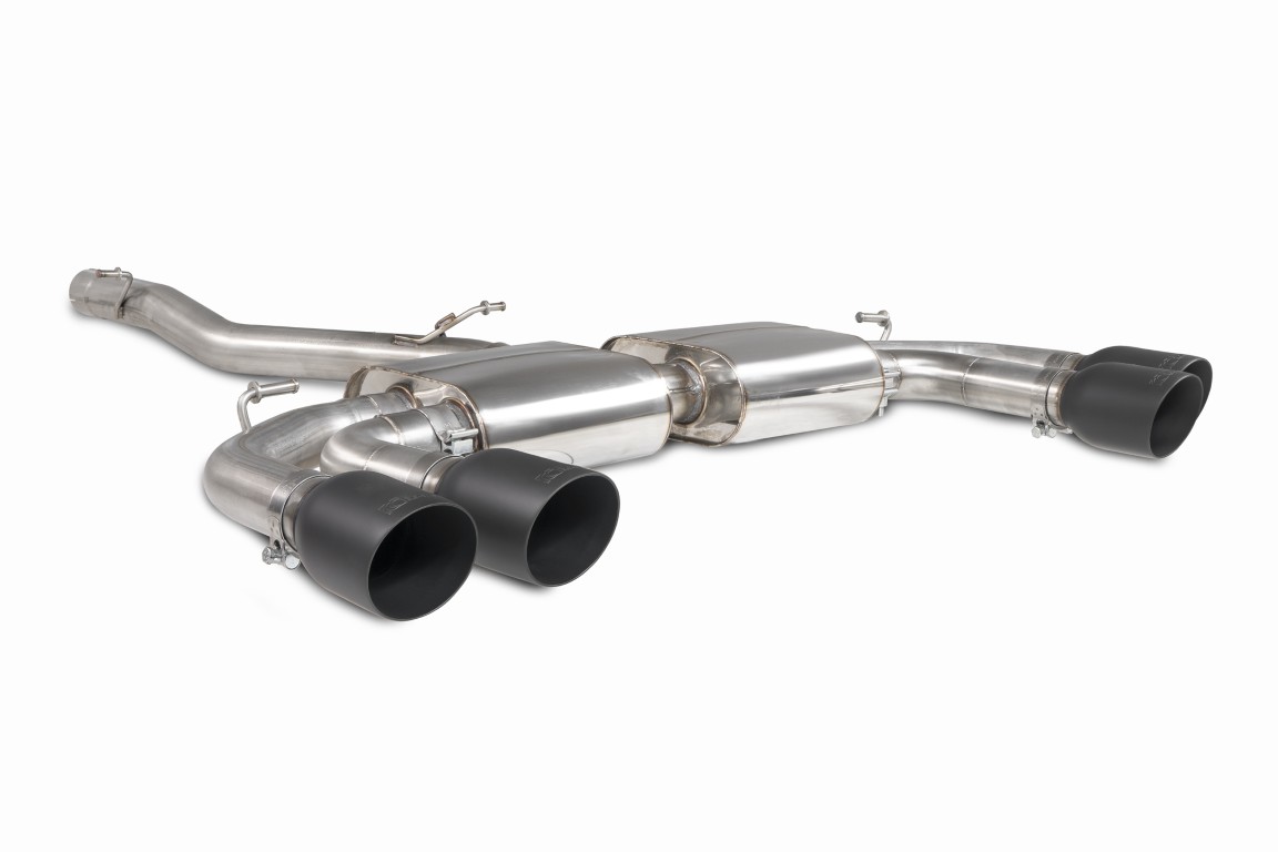 Scorpion Exhaust Non-Res GPF Back System Without Valves Daytona Black Ceramic Tailpipe CUPRA Formentor VZ 4Drive 310 & 333hp 2020-2026