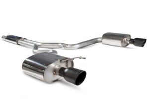 Scorpion Exhaust Res Cat-Back (Black) Ford Mustang 5.0 V8 GT Non-GPF Model 2015-2019