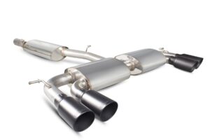 Scorpion Exhaust Res Cat-Back Non-Valved (Black) Volkswagen Golf MK7 R 2014-2016