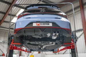 Scorpion Exhaust GPF Back System Polished Trims For Hyundai i20N 2021-2025